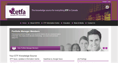 Desktop Screenshot of cetfa.ca