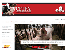 Tablet Screenshot of cetfa.org